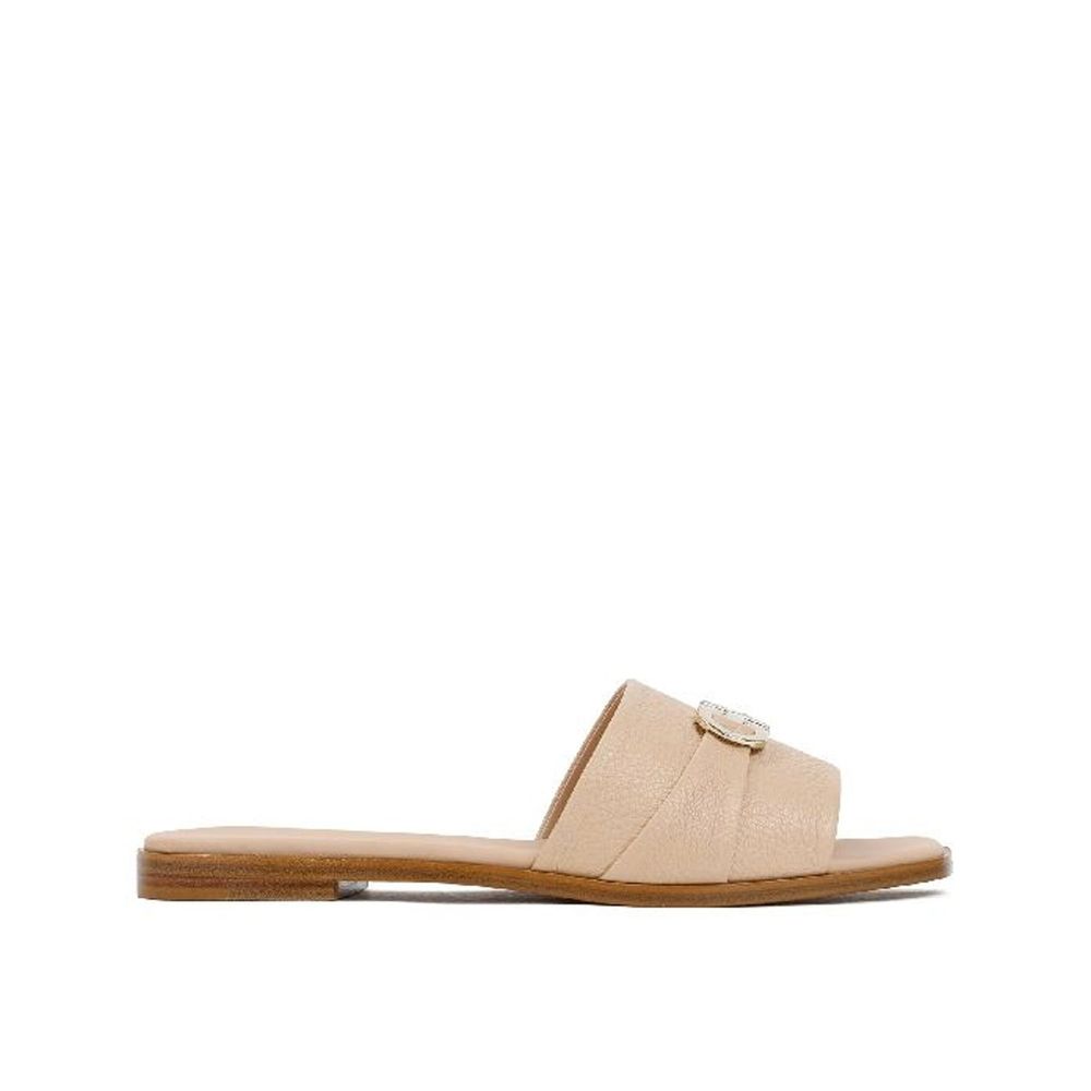 Sandales en cuir italiennes noires