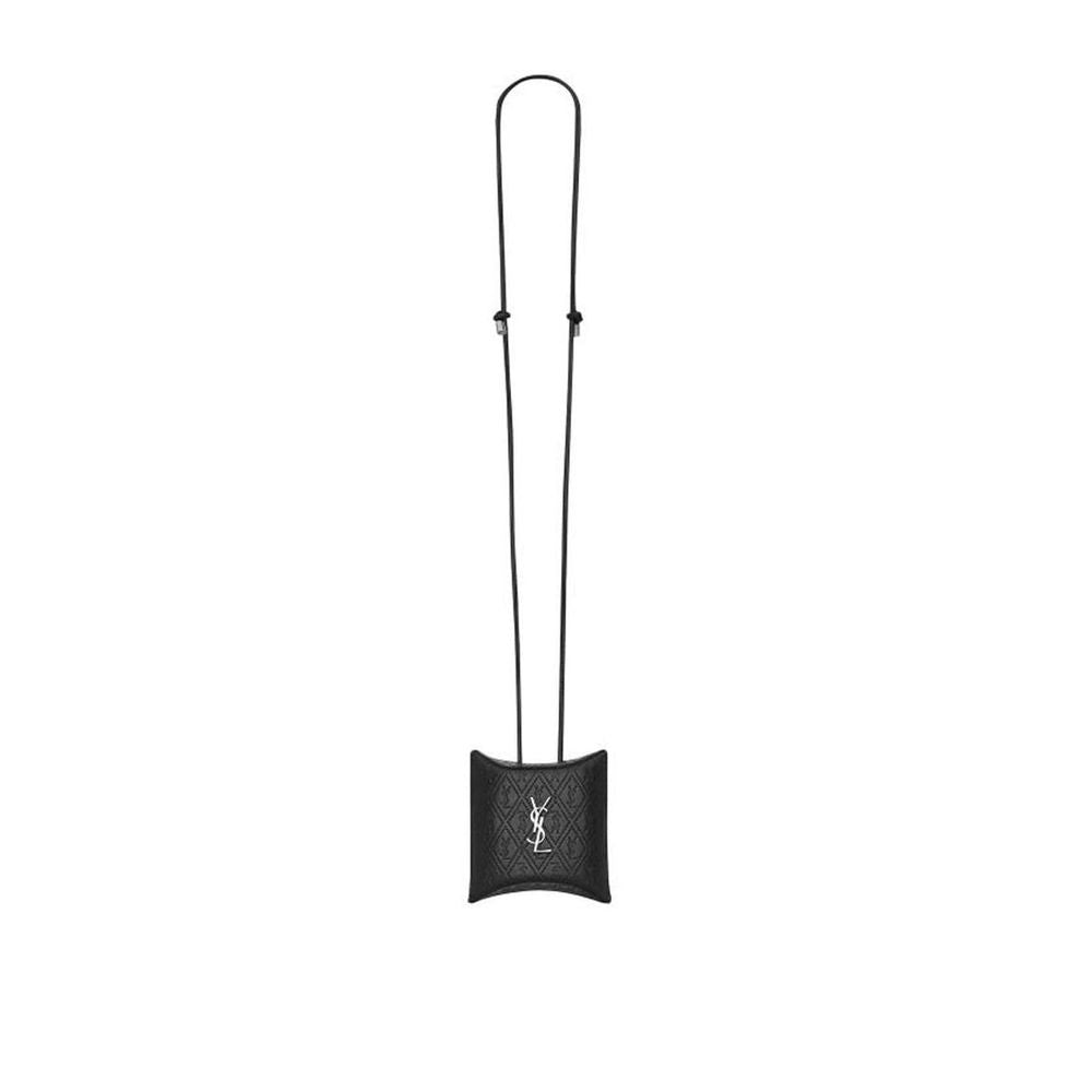 Étui Airpods Saint Laurent Cassandre noir