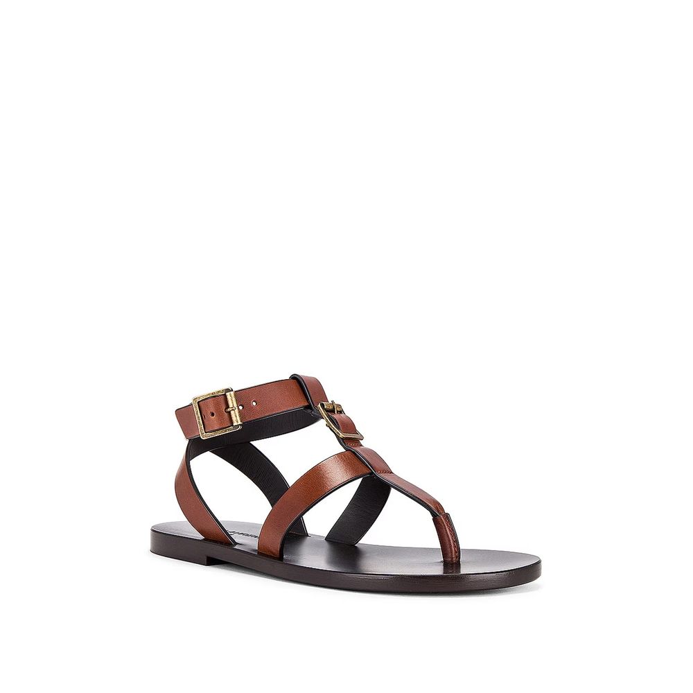 Sandales Saint Laurent Hardy noires