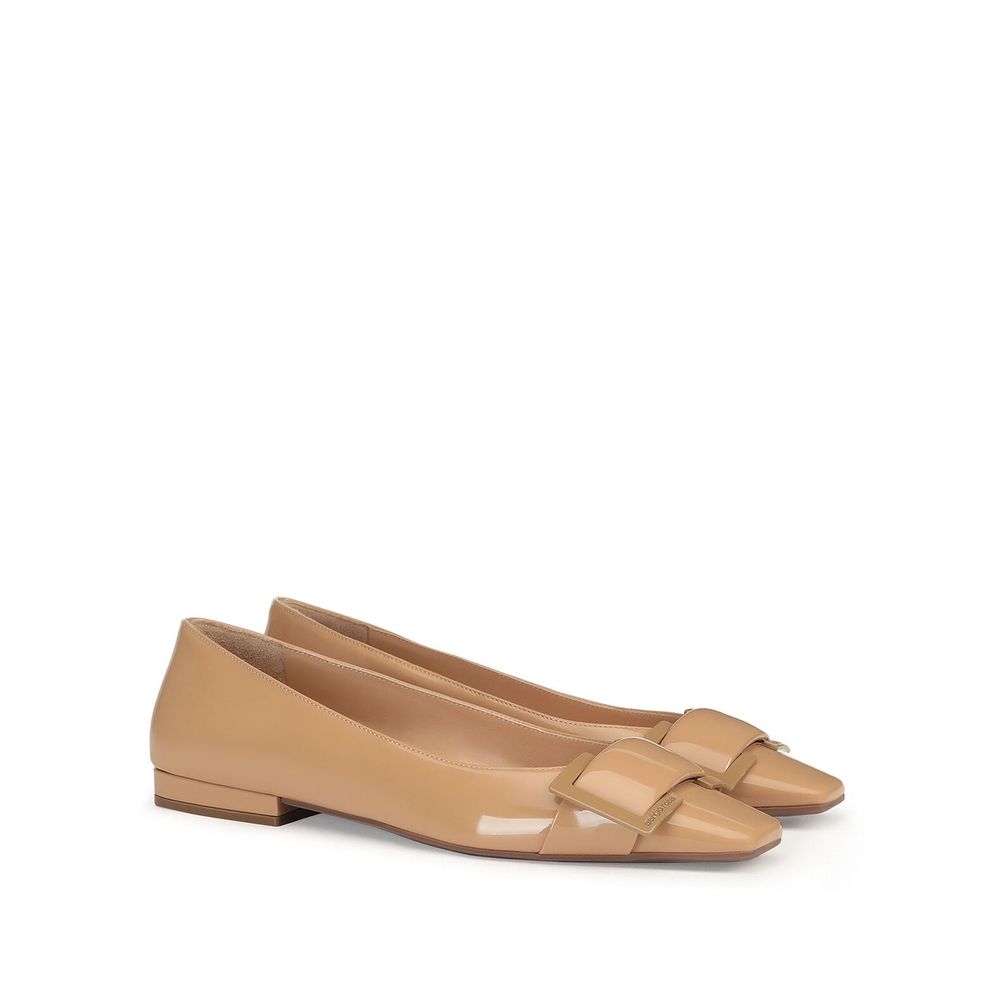 Ballerines Sergio Rossi cuir noires