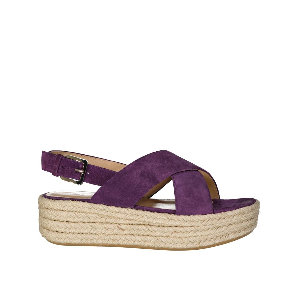Espadrilles Sergio Rossi cuir noires