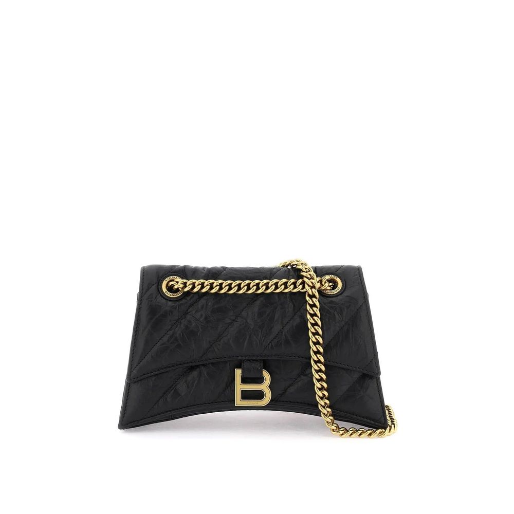 Sac à main Balenciaga Crush noir