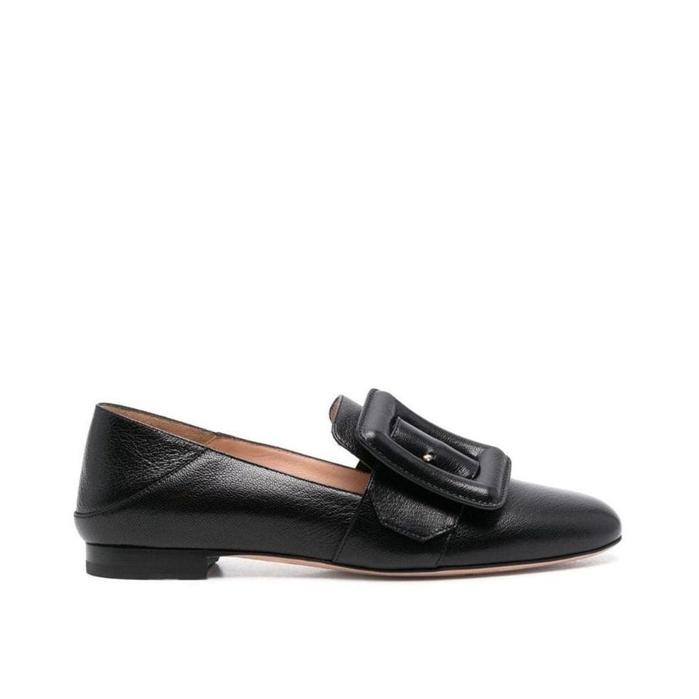 Loafers Janelle en cuir noir