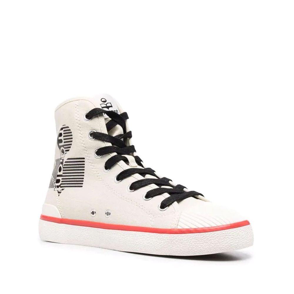 "Baskets Logo Canvas blanches"