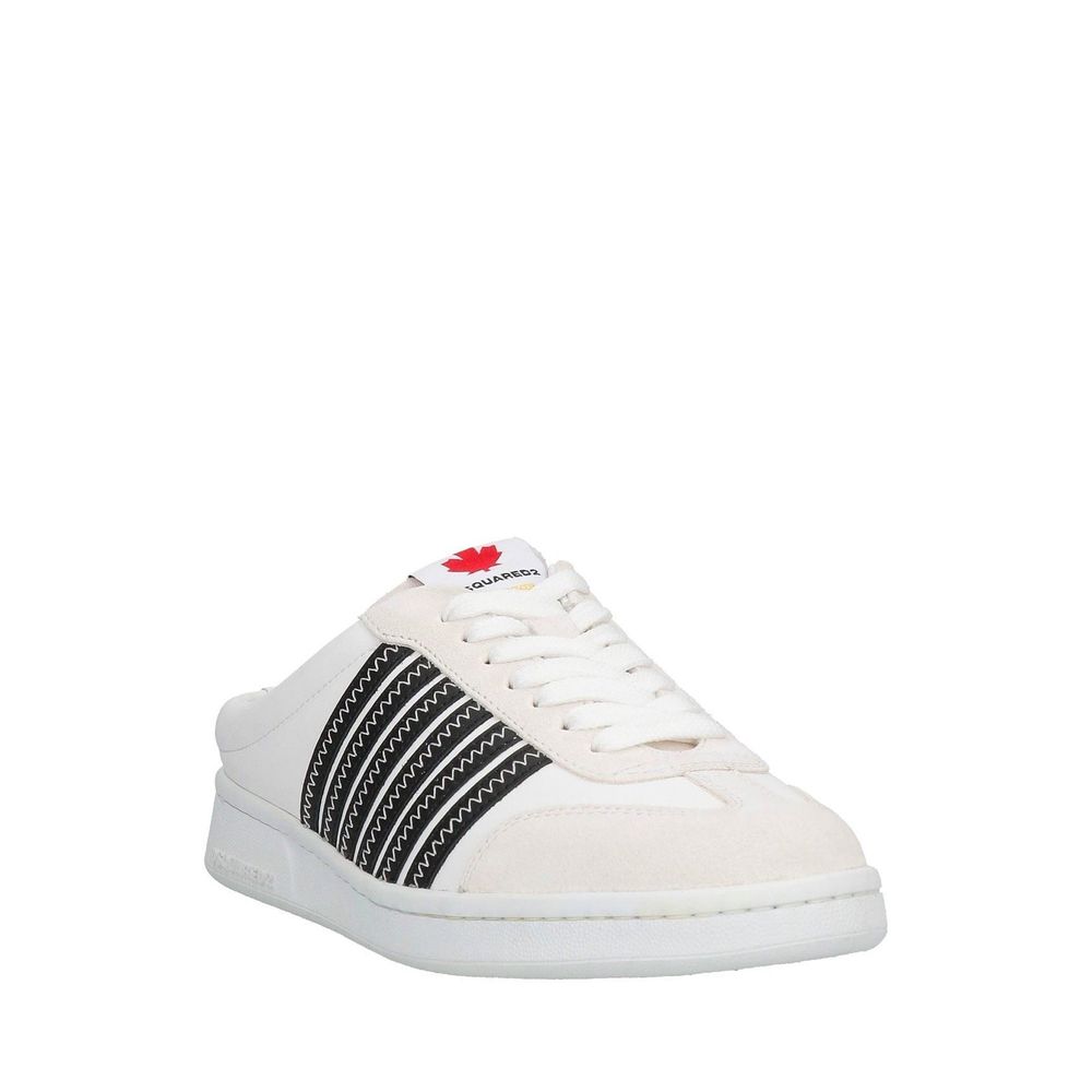 Baskets Boxer Open Back blanches