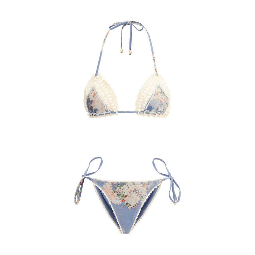 Maillot de bain Zimmermann Cascadian bleu