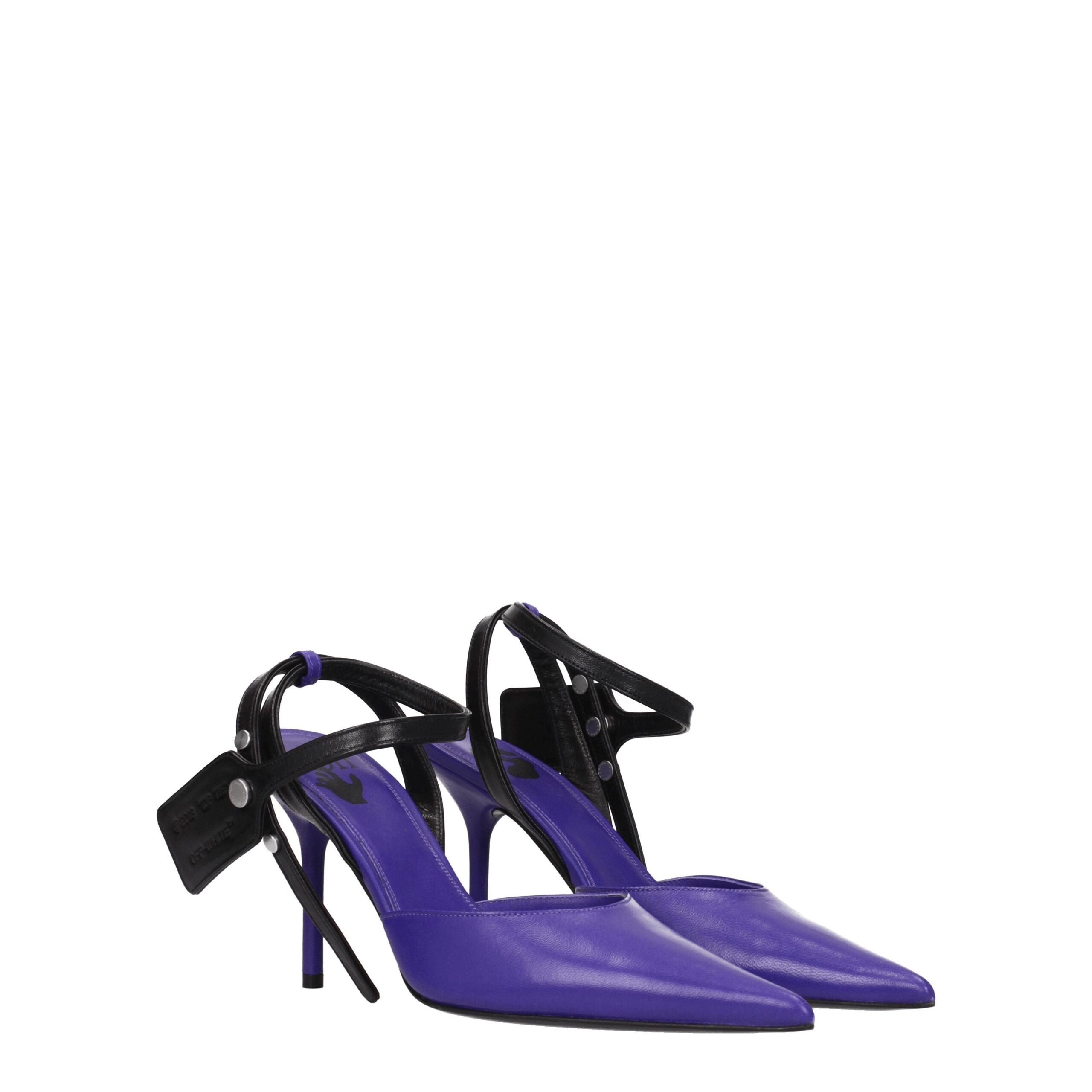 Sandales Off-White violettes