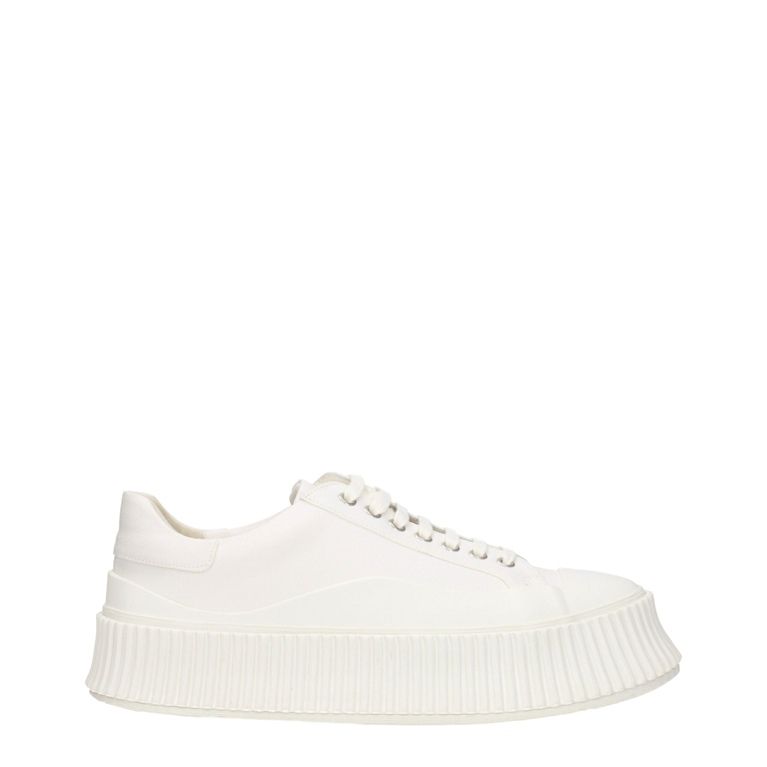 Plateformes Jil Sander casual blanches