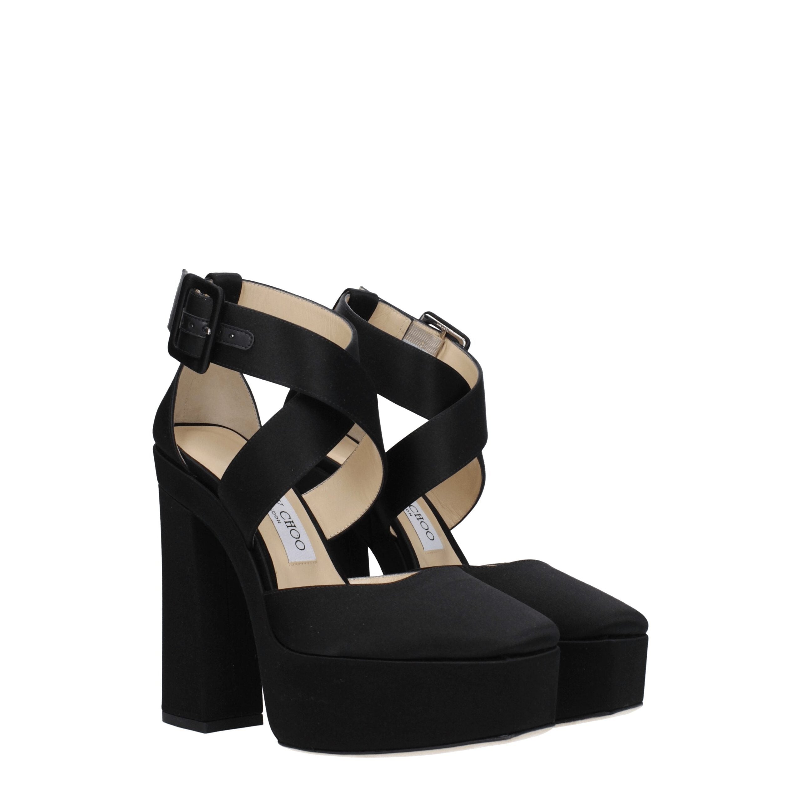 Sandales Jimmy Choo GIAN noires