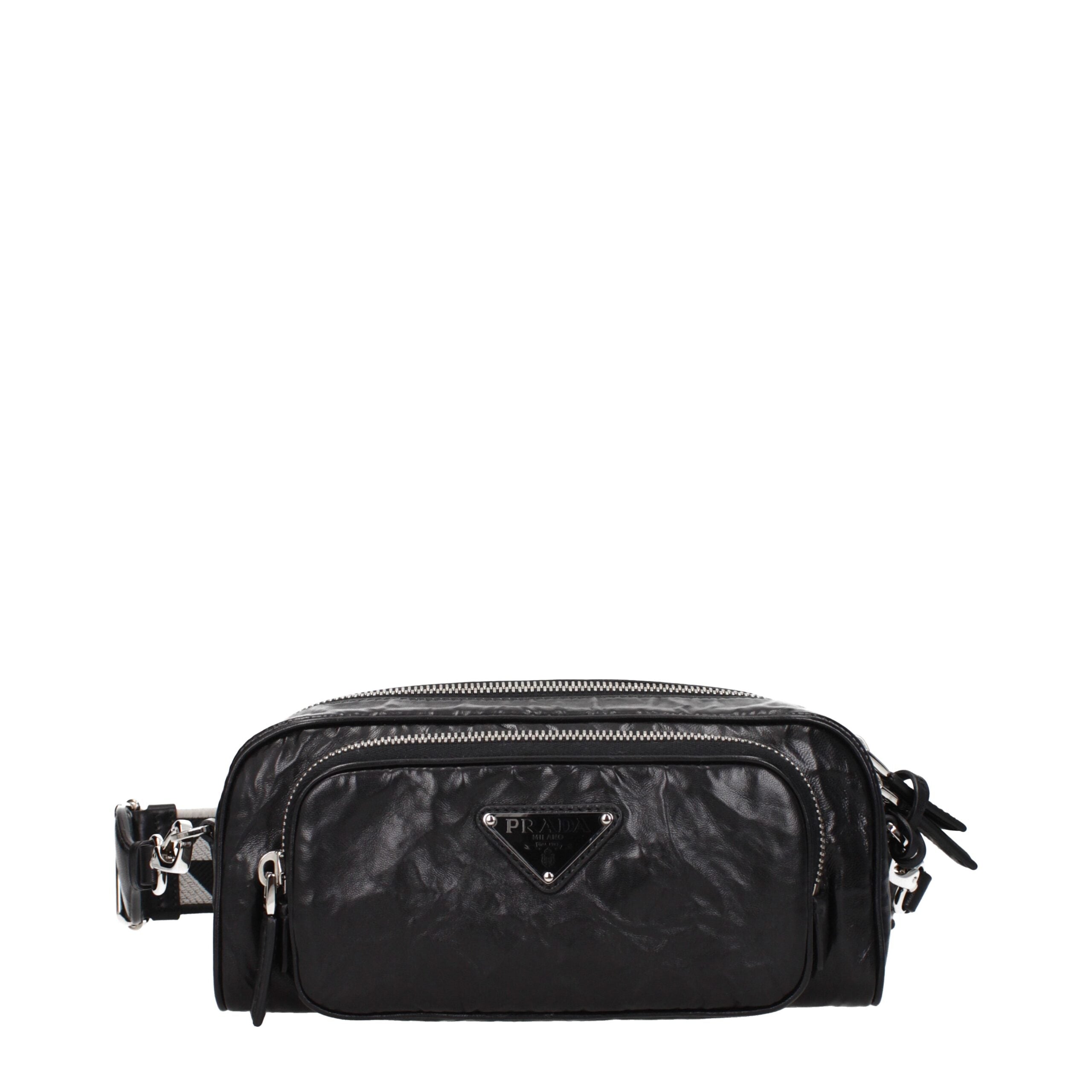 Sac bandoulière Prada 1BH198UVL4 noir