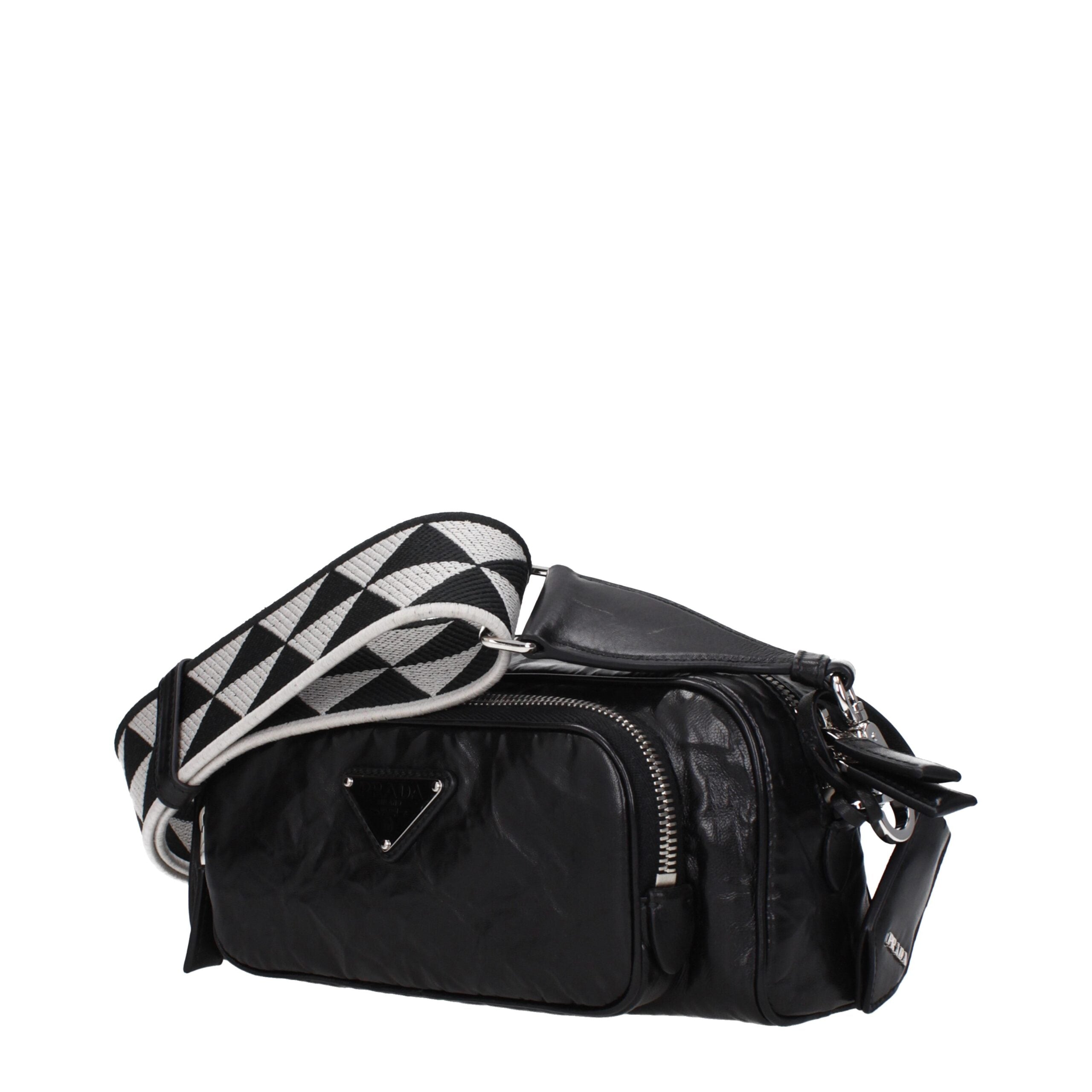 Sac bandoulière Prada 1BH198UVL4 noir
