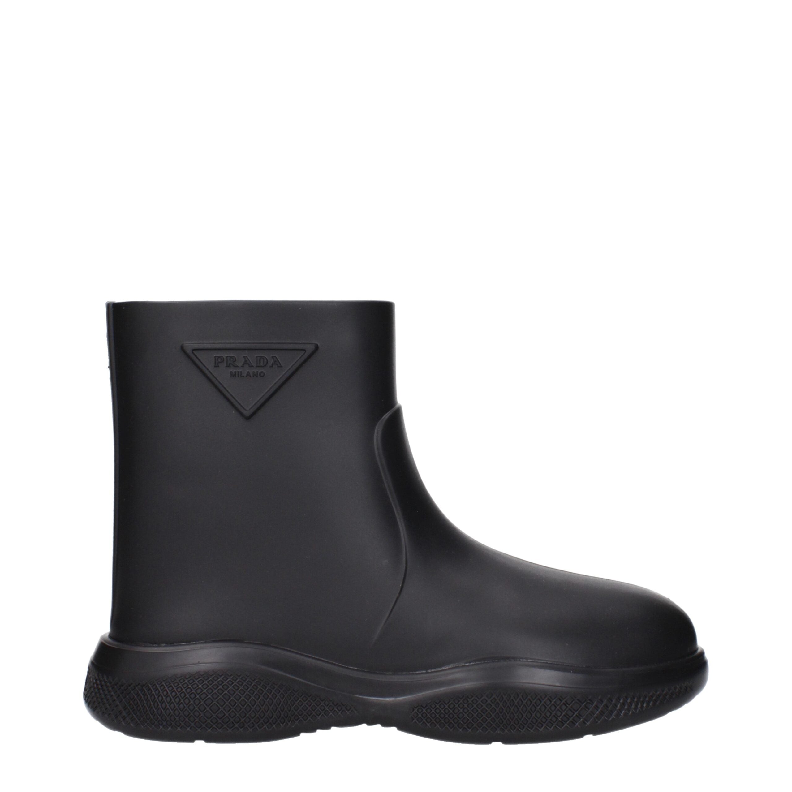 Bottines Prada noires