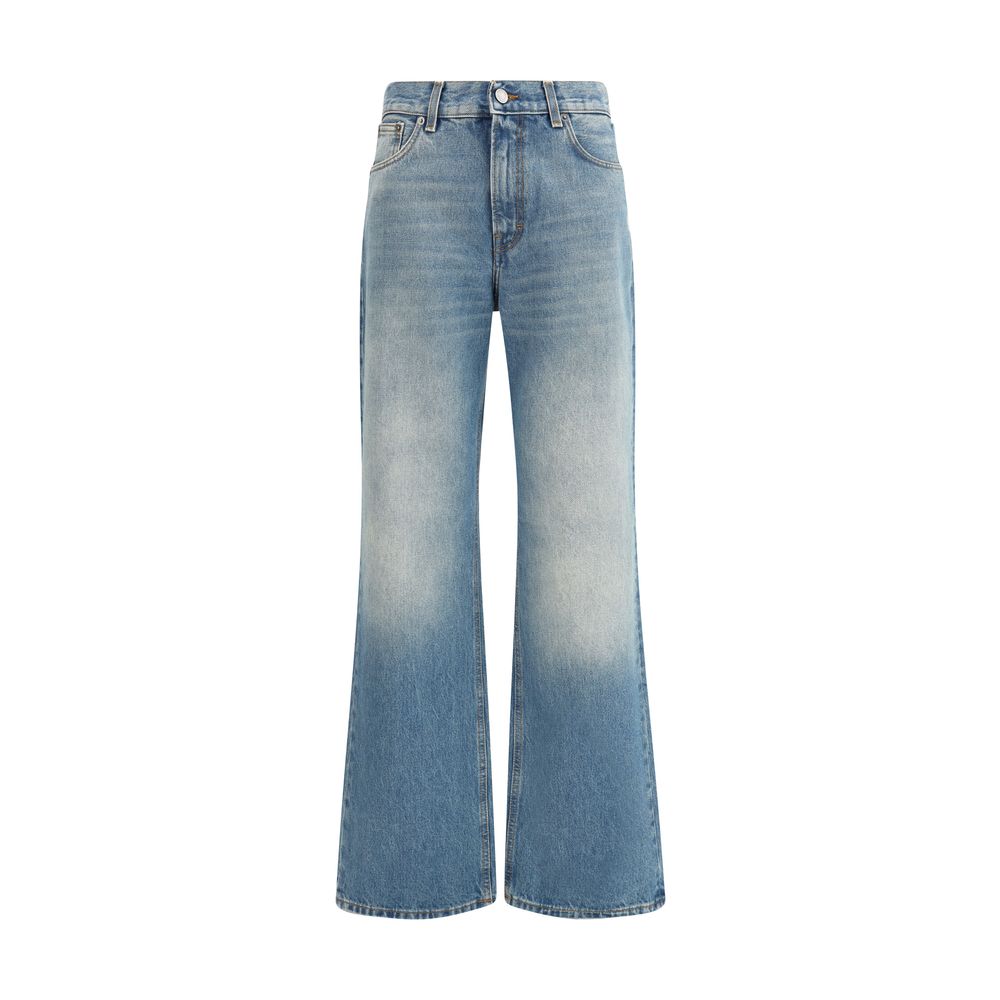 Jean Haikure large denim bleu