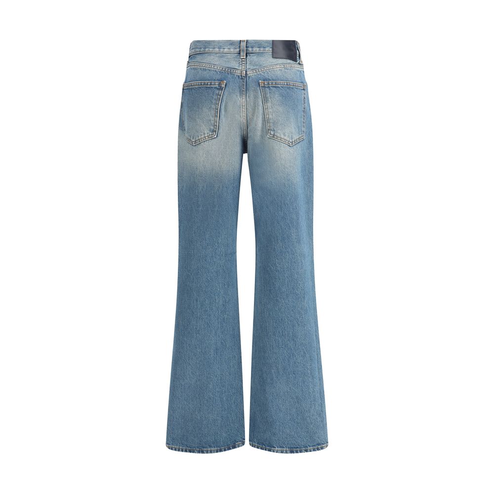 Jean Haikure large denim bleu