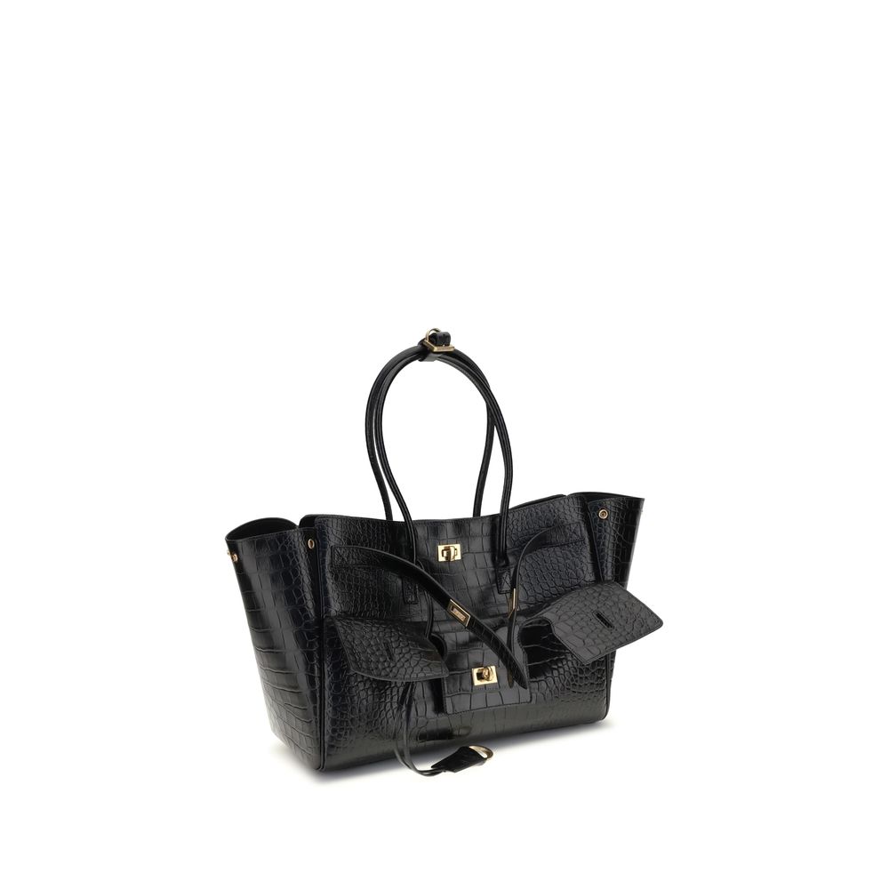 Sac à épaule Balenciaga Bel Air crocodile