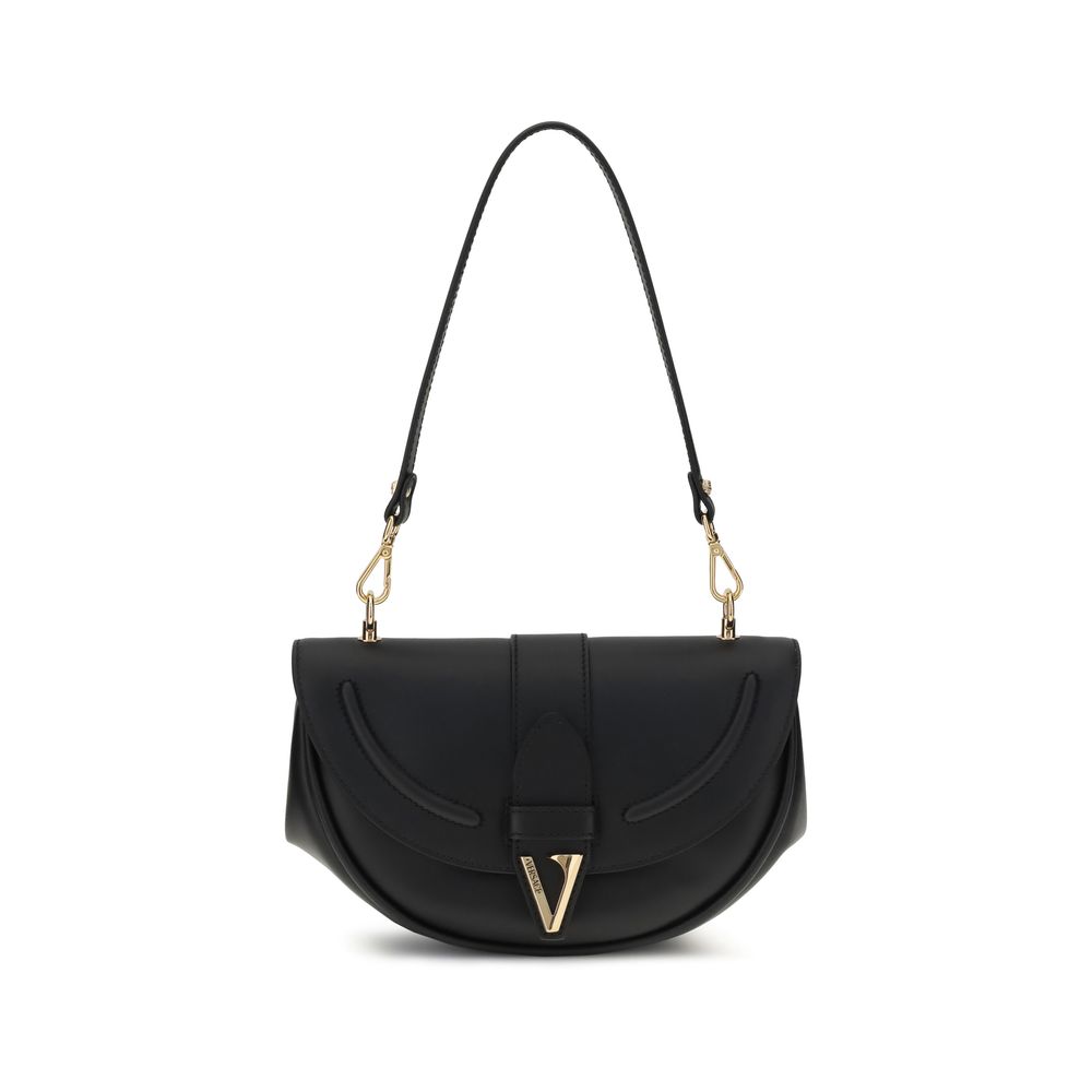 Sac à bandoulière Versace Medium Virtus noir