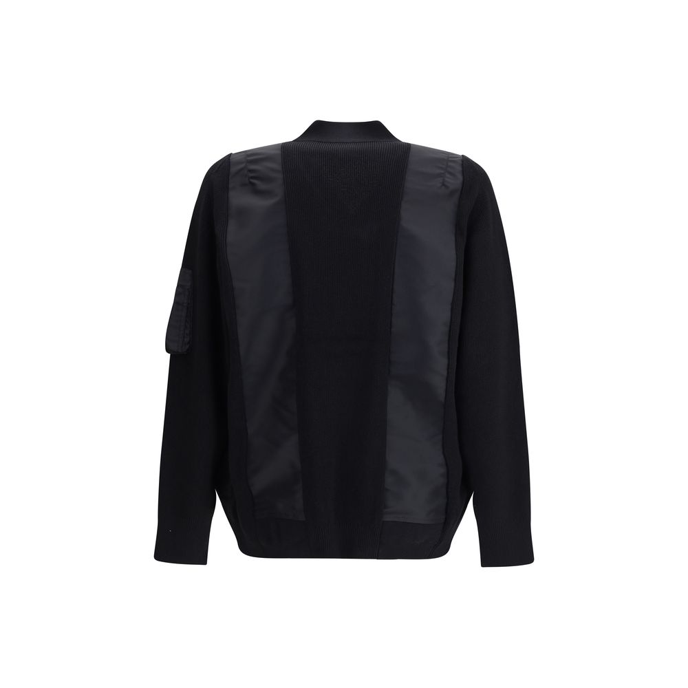 Veste Sacai paneled noire