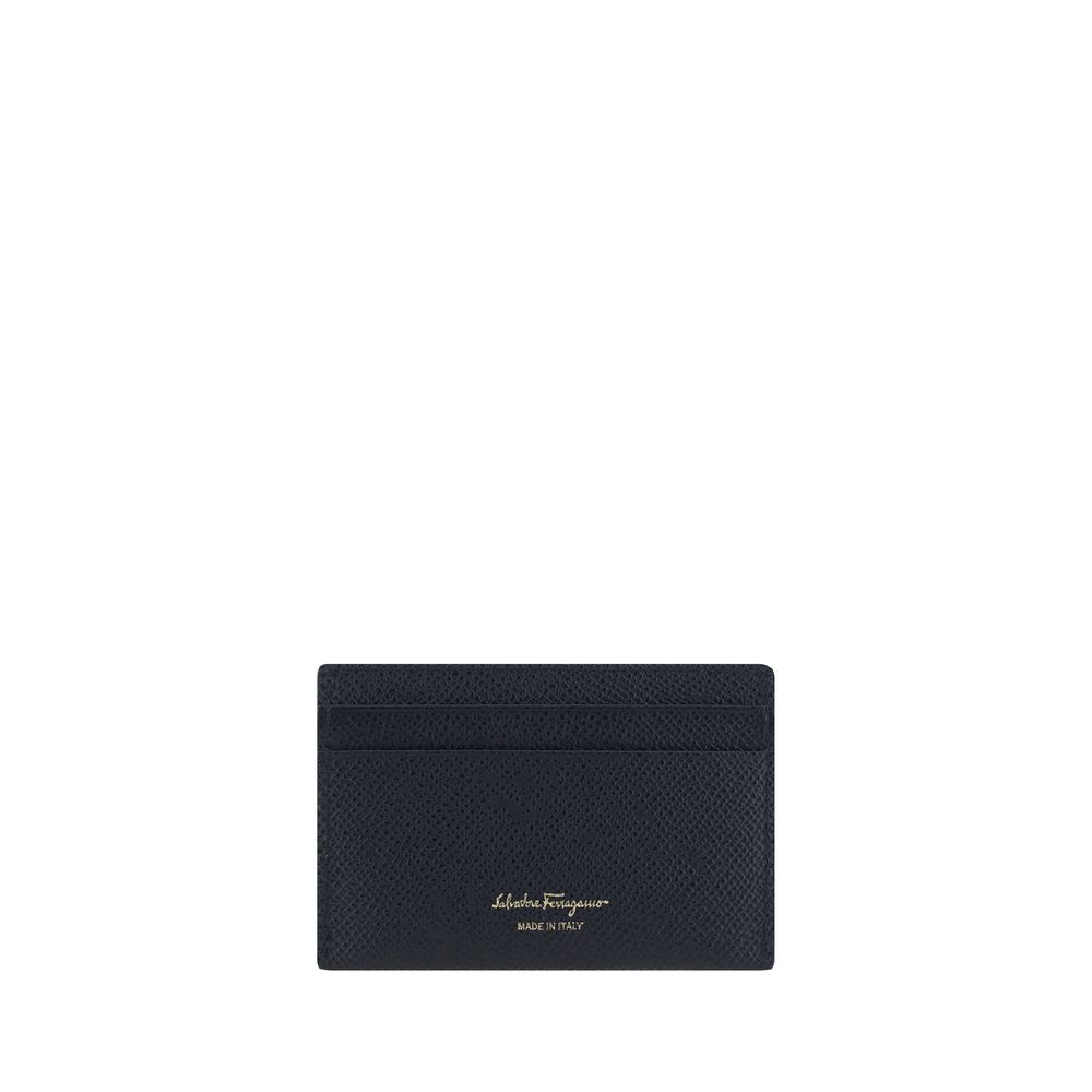 Porte-cartes Ferragamo Gancini noir