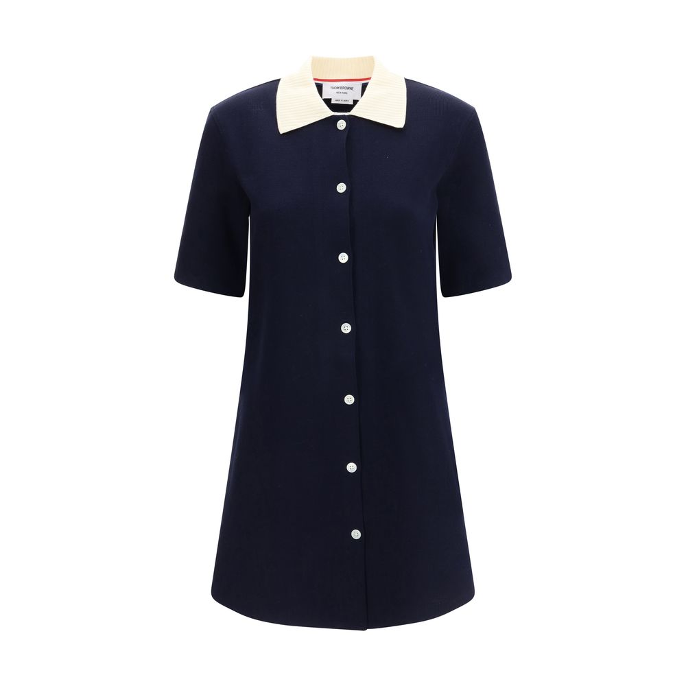 Robe polo Thom Browne noire