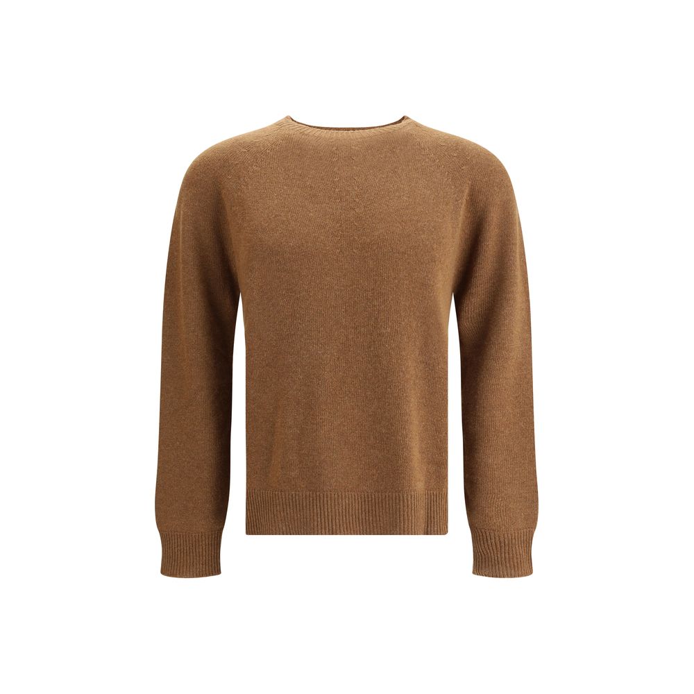 Pull seamless en laine beige