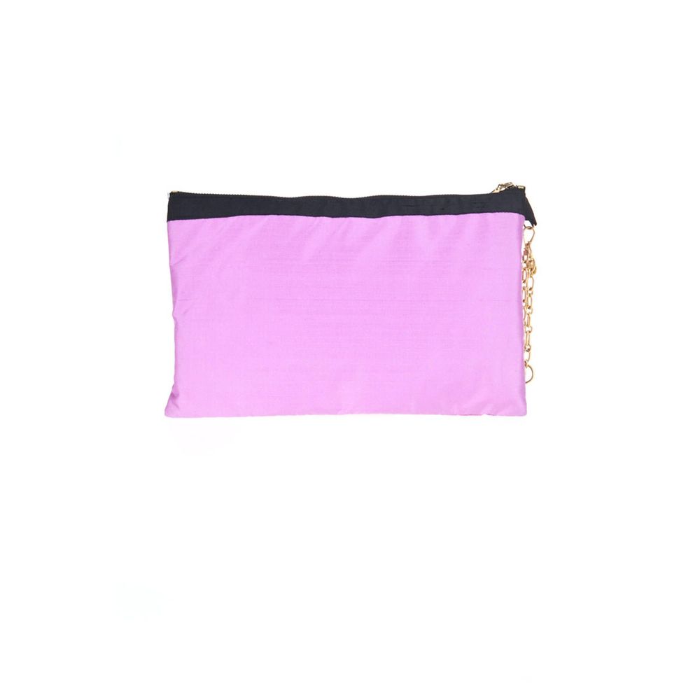 Pochette Zip Logo violet