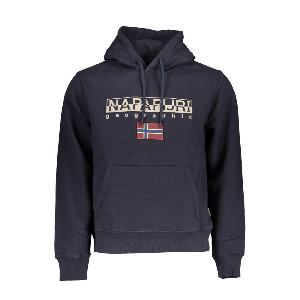Sweatshirt Napapijri à capuche bleu