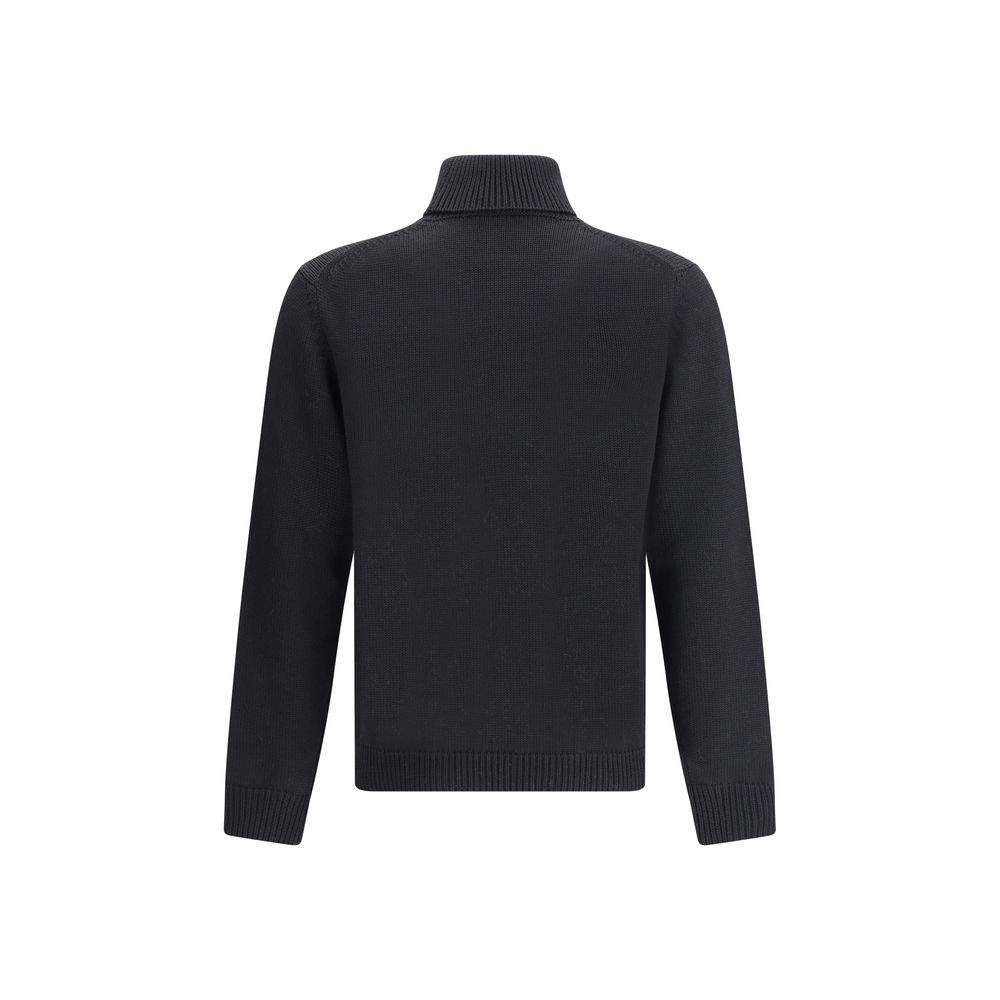 Pull Roberto Collina turtleneck noir