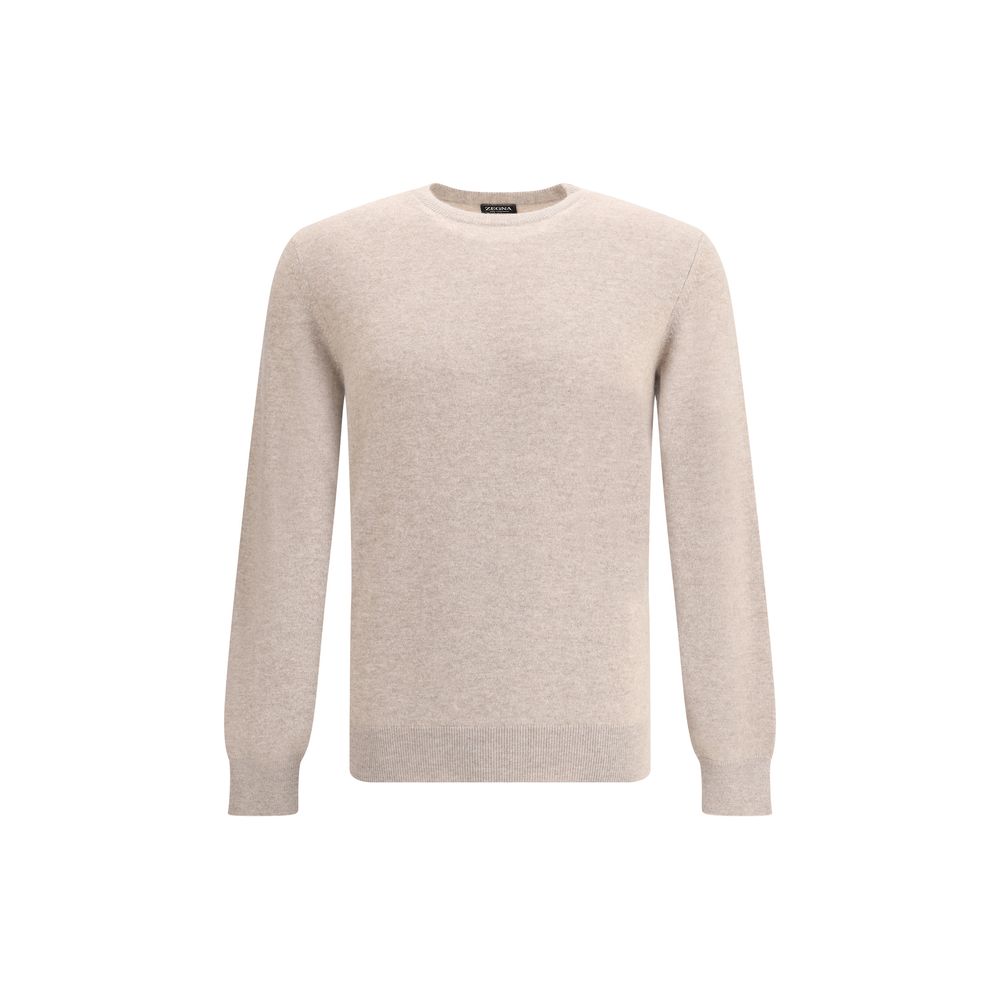 Pull Zegna en cachemire beige