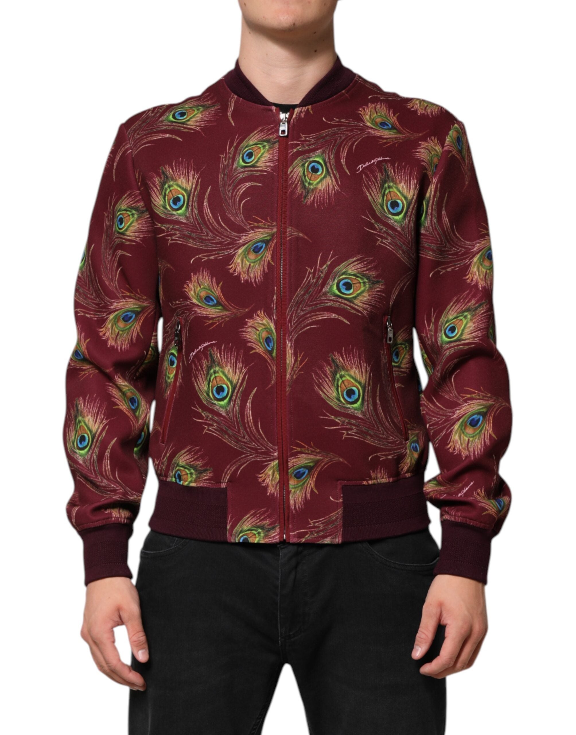 Veste Dolce & Gabbana bomber maroon