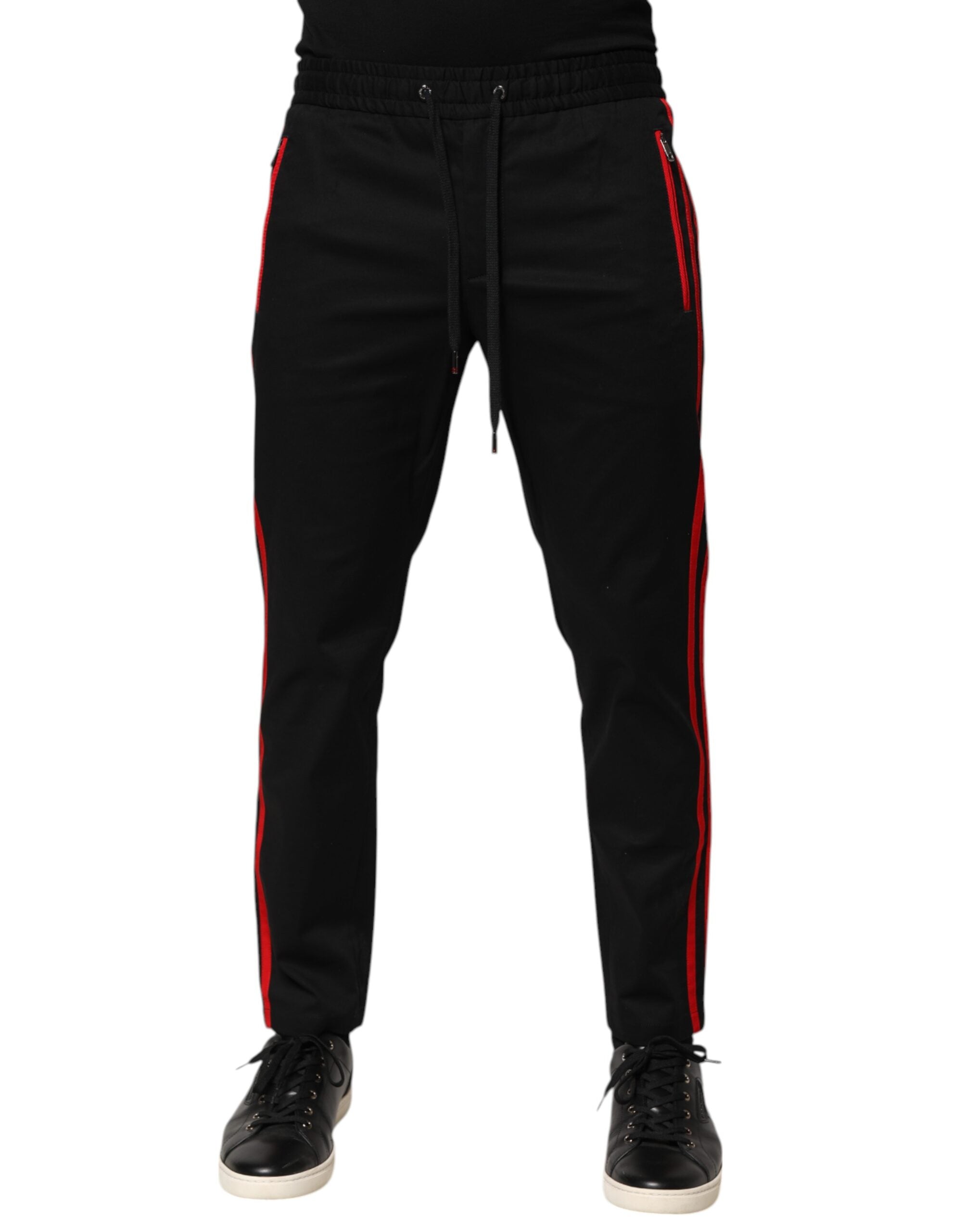 Pantalon jogger Dolce & Gabbana noir rouge