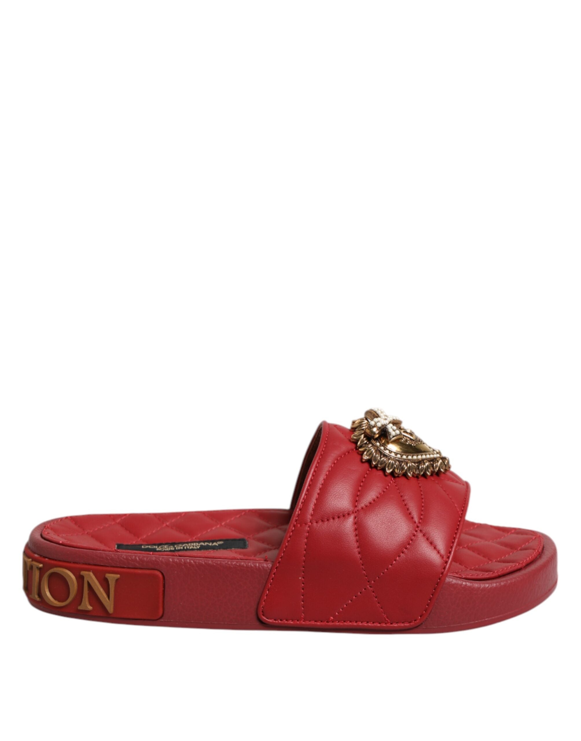 Sandales Dolce & Gabbana Devotion rouges