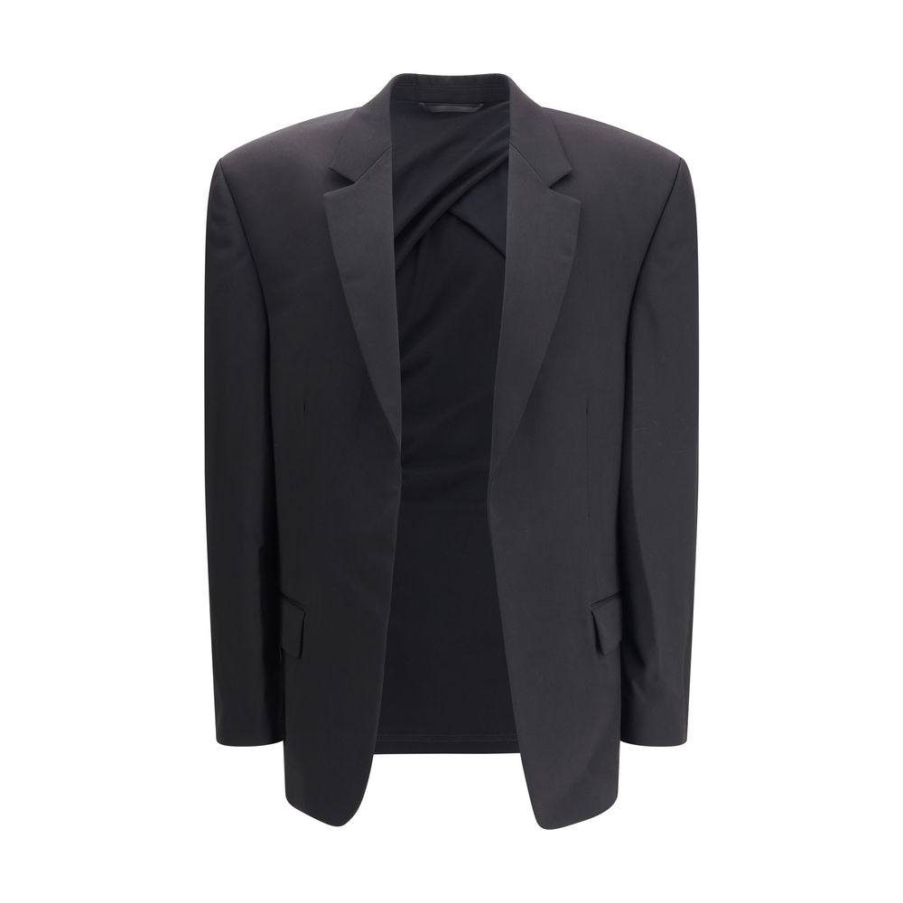 Blazer Balenciaga déconstructeur noir
