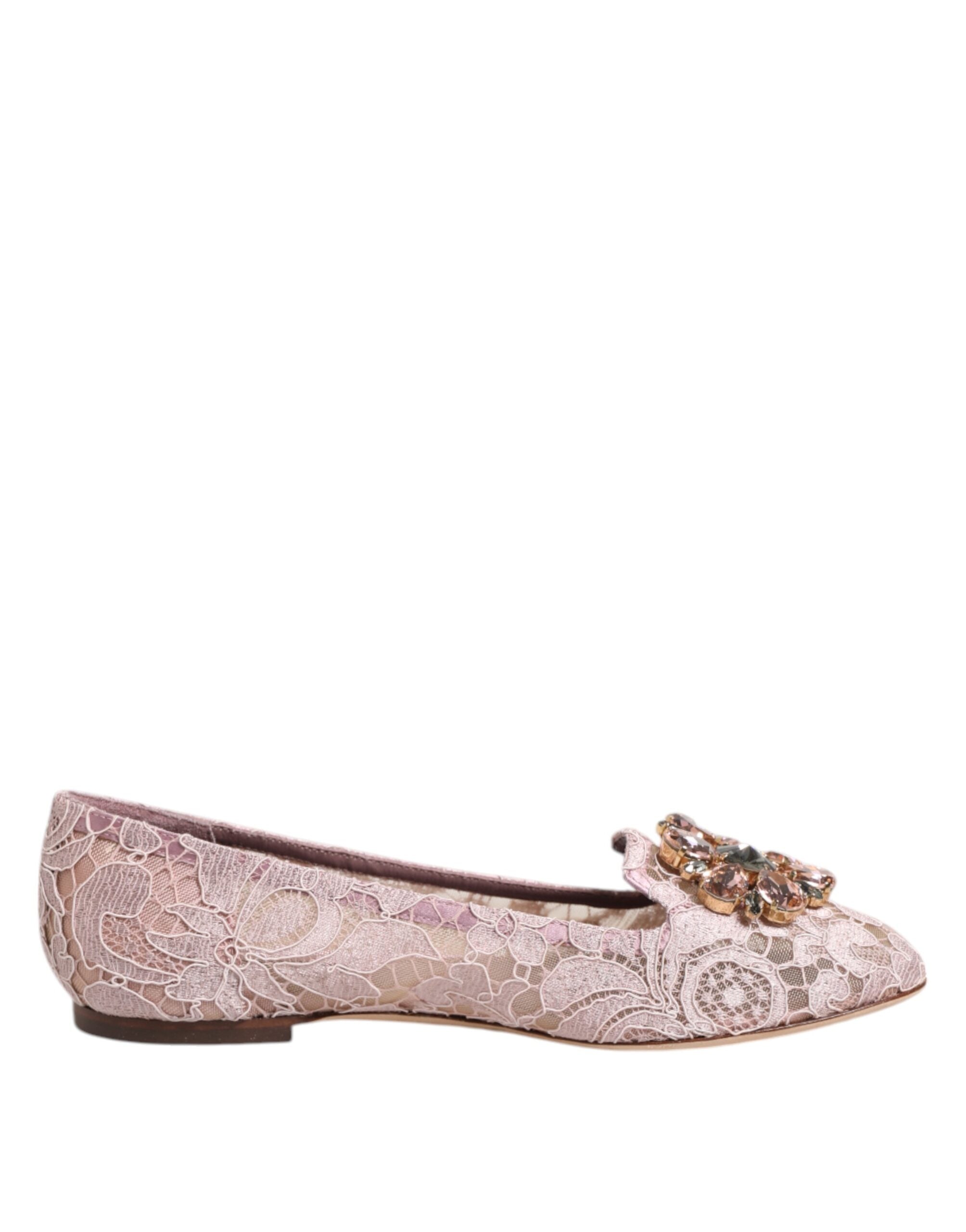 Ballerines Dolce & Gabbana roses clair