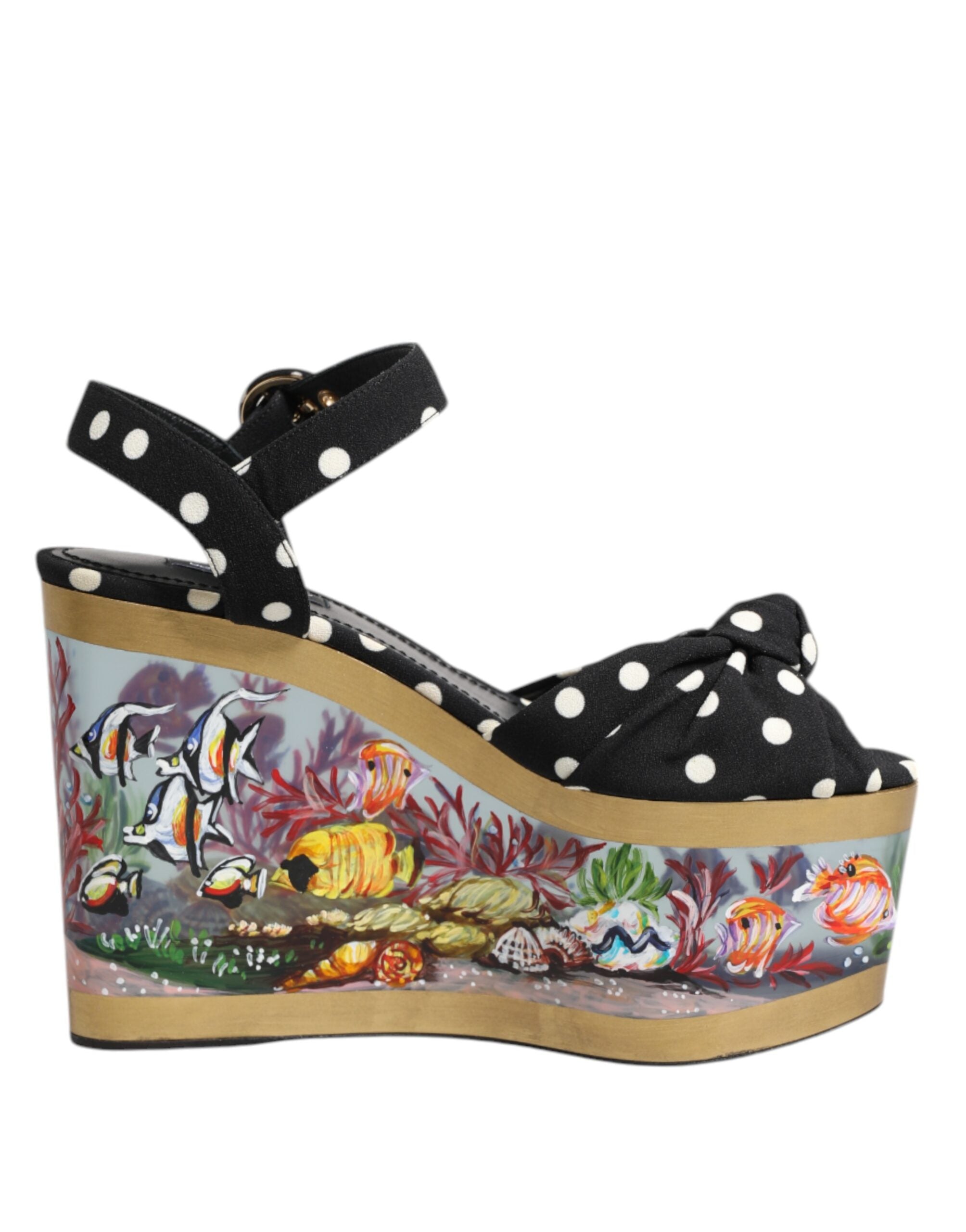 Sandales Dolce & Gabbana à pois multicolores