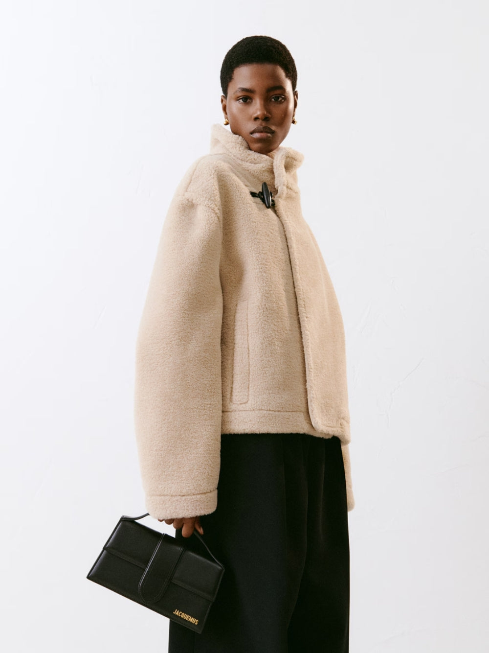 Sac Jacquemus Le Grand Bambino noir