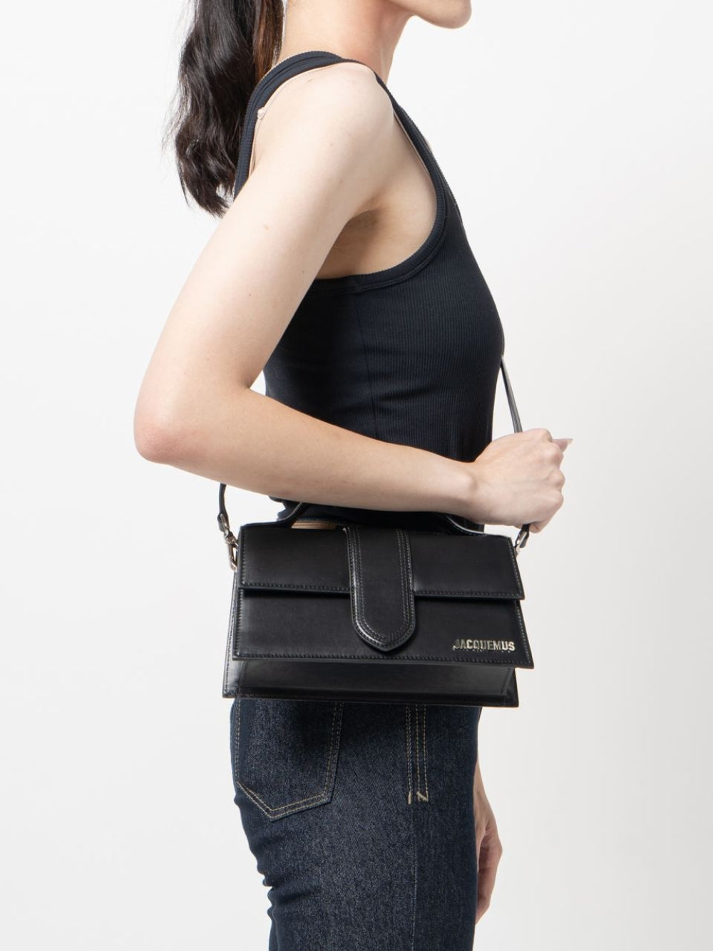 Sac Jacquemus Le Grand Bambino noir