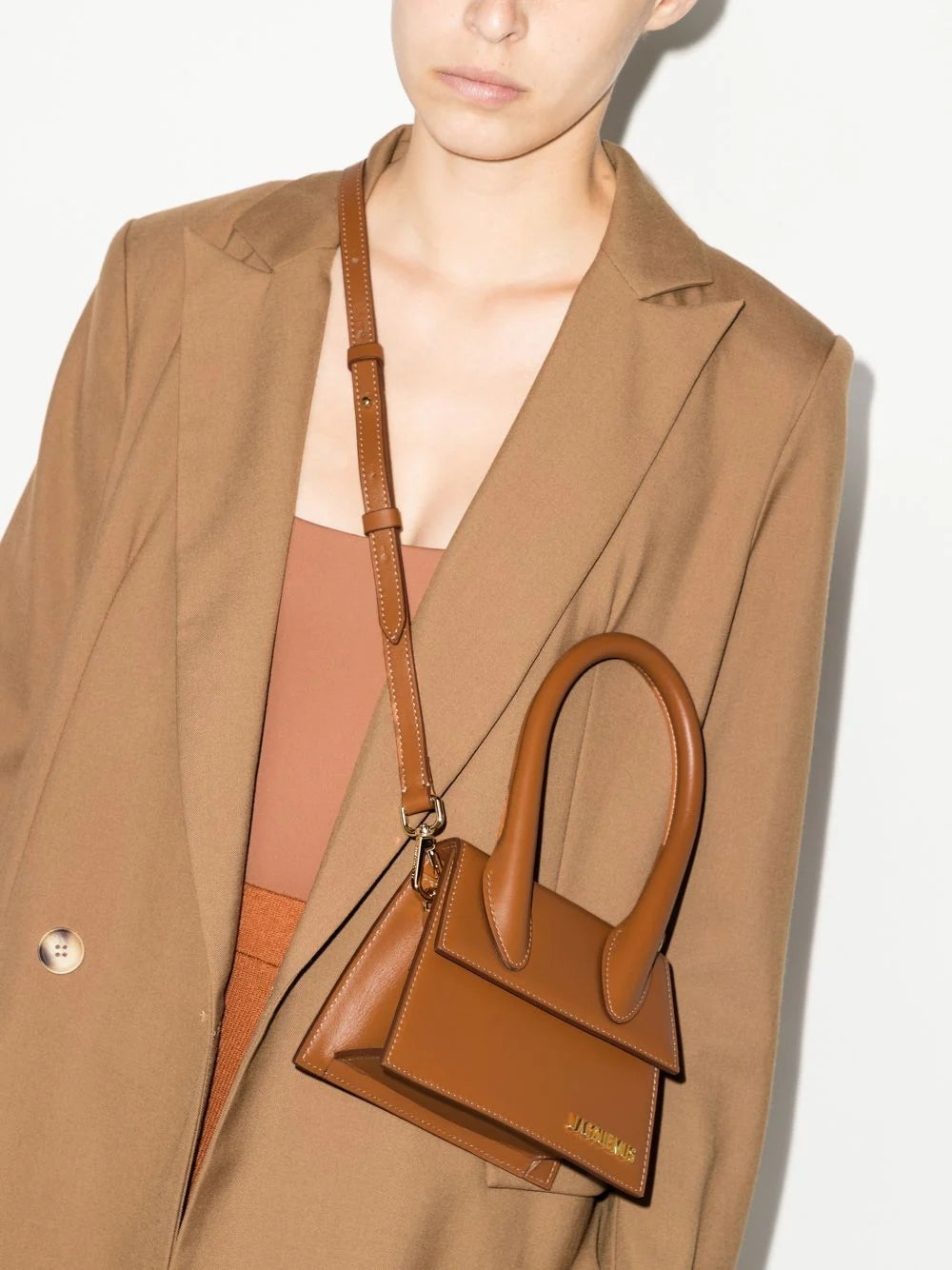 Sac Jacquemus Le Chiquito brun