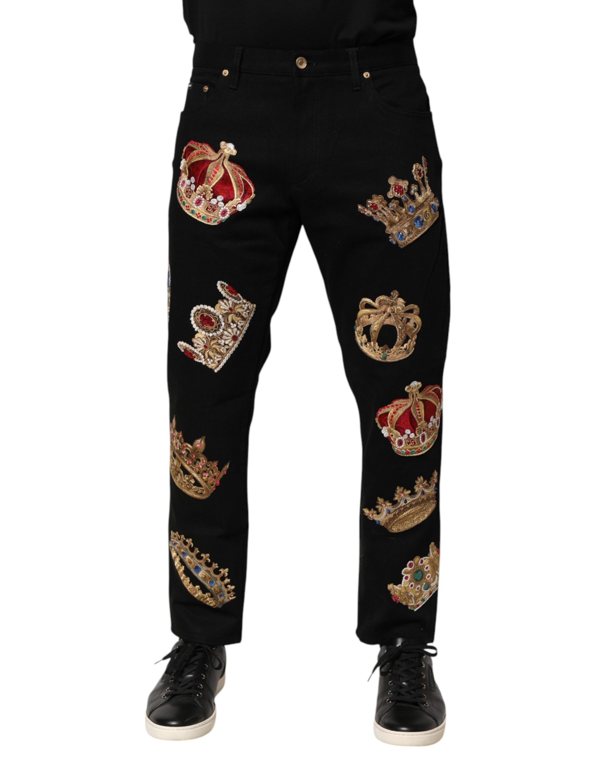 Pantalon Dolce & Gabbana Baroque noir