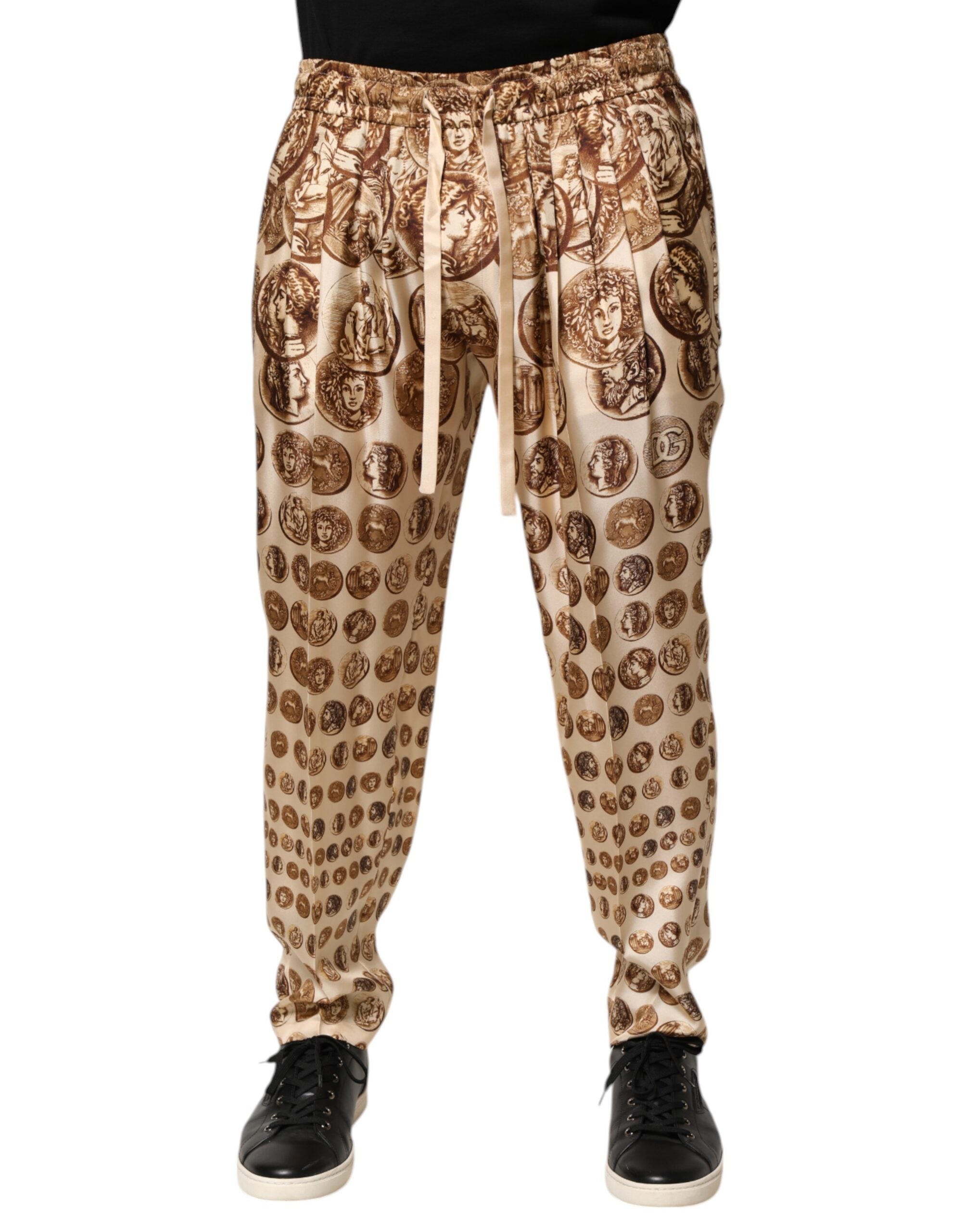 Pantalons jogger Dolce & Gabbana beiges