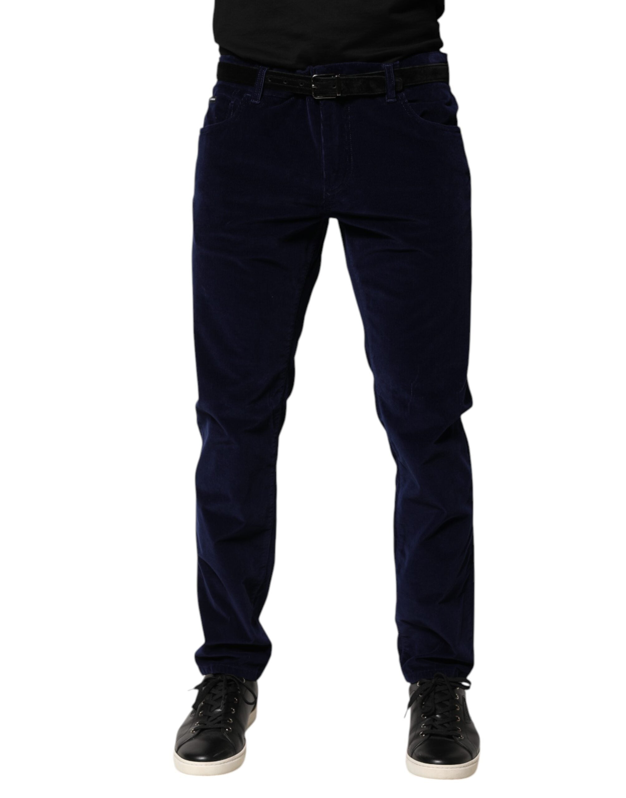 Pantalon Dolce & Gabbana Tapered bleu marine
