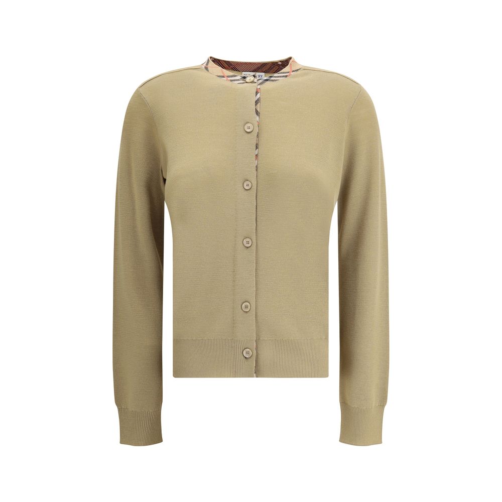 Cardigan Burberry en laine à motifs