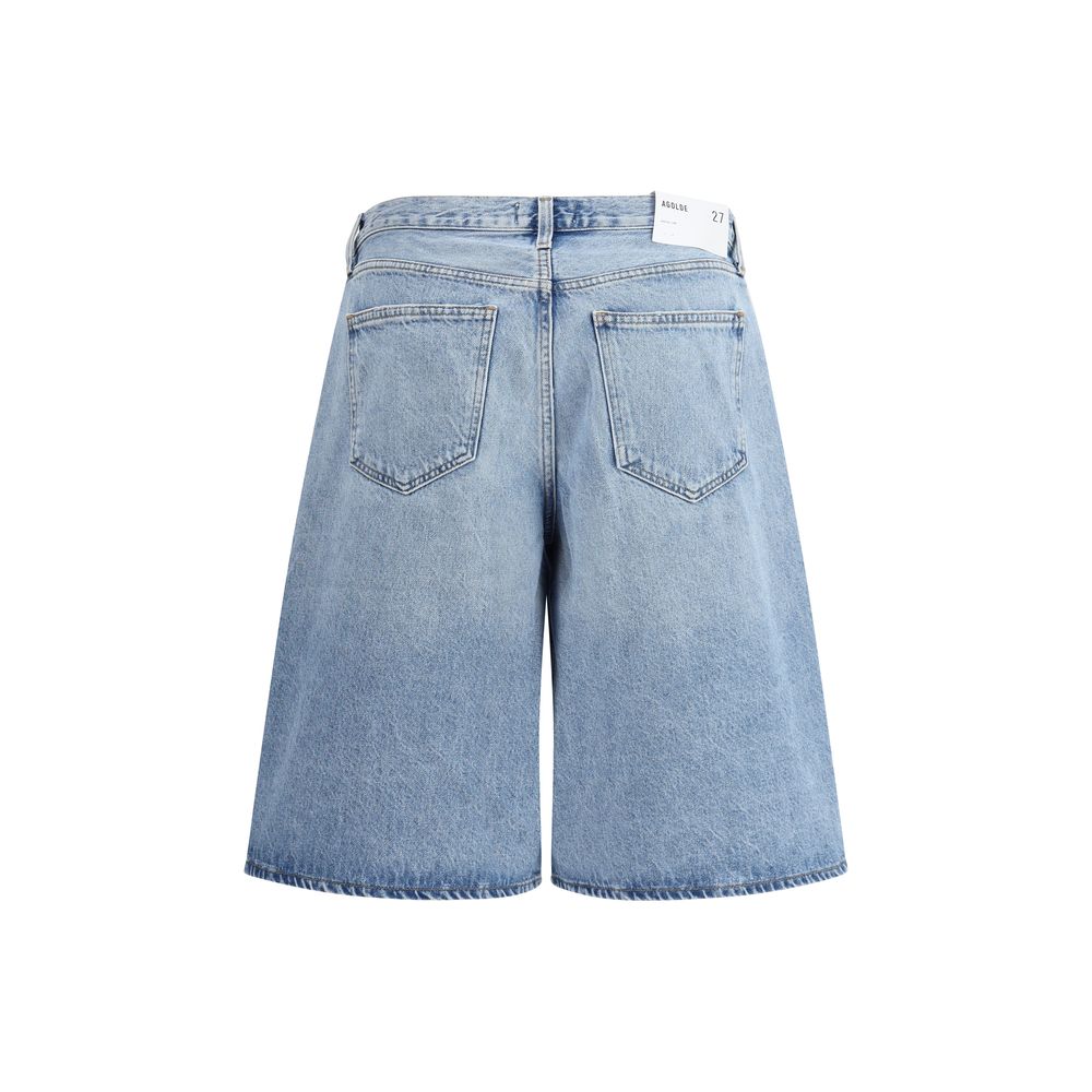 Short Agolde Baggy bleu