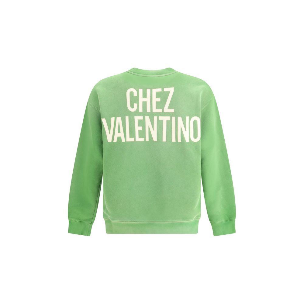 Sweatshirt Valentino Chez Valentino blanc