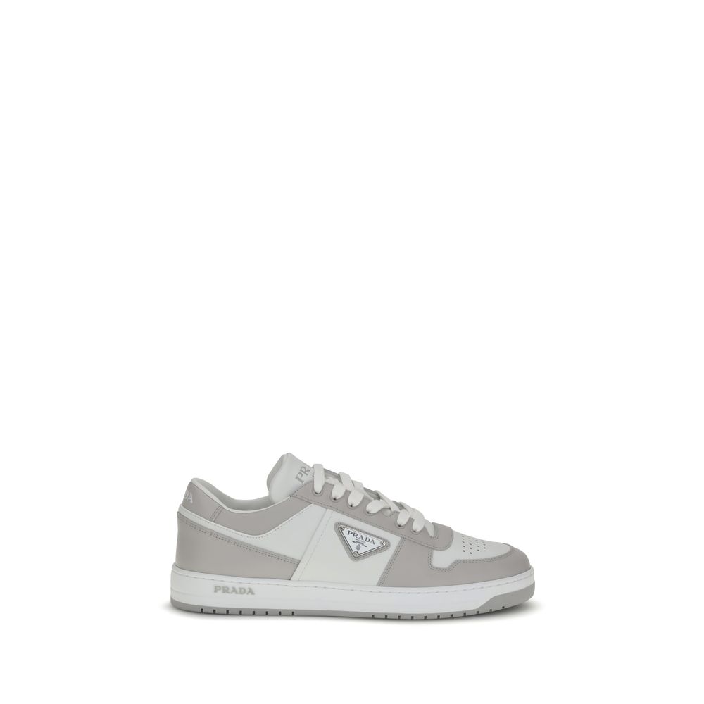 Baskets Prada Downtown blanches