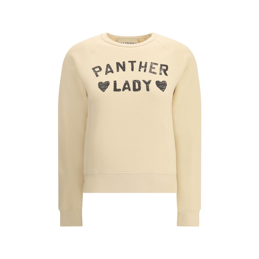 Sweatshirt Valentino Panther Lady gris