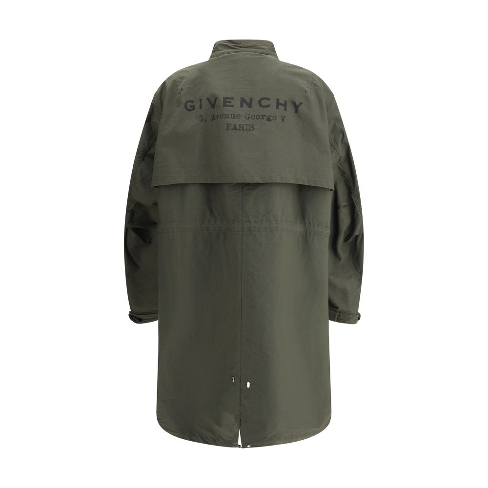 Parka Givenchy avec monogramme noir