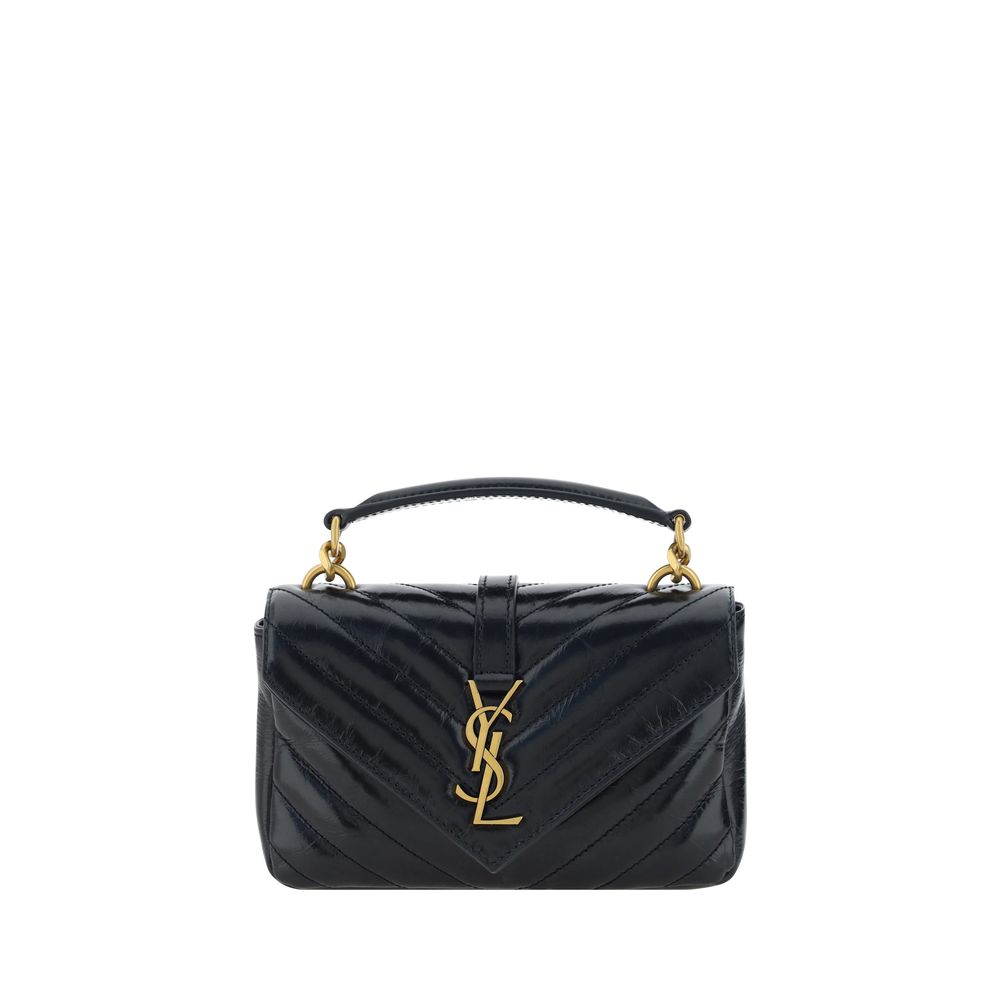 Sac à épaule Saint Laurent cuir noir