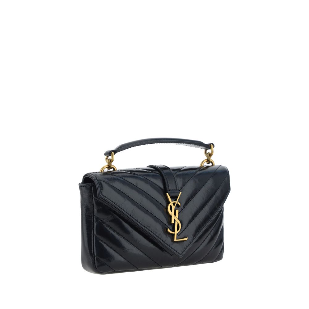 Sac à épaule Saint Laurent cuir noir