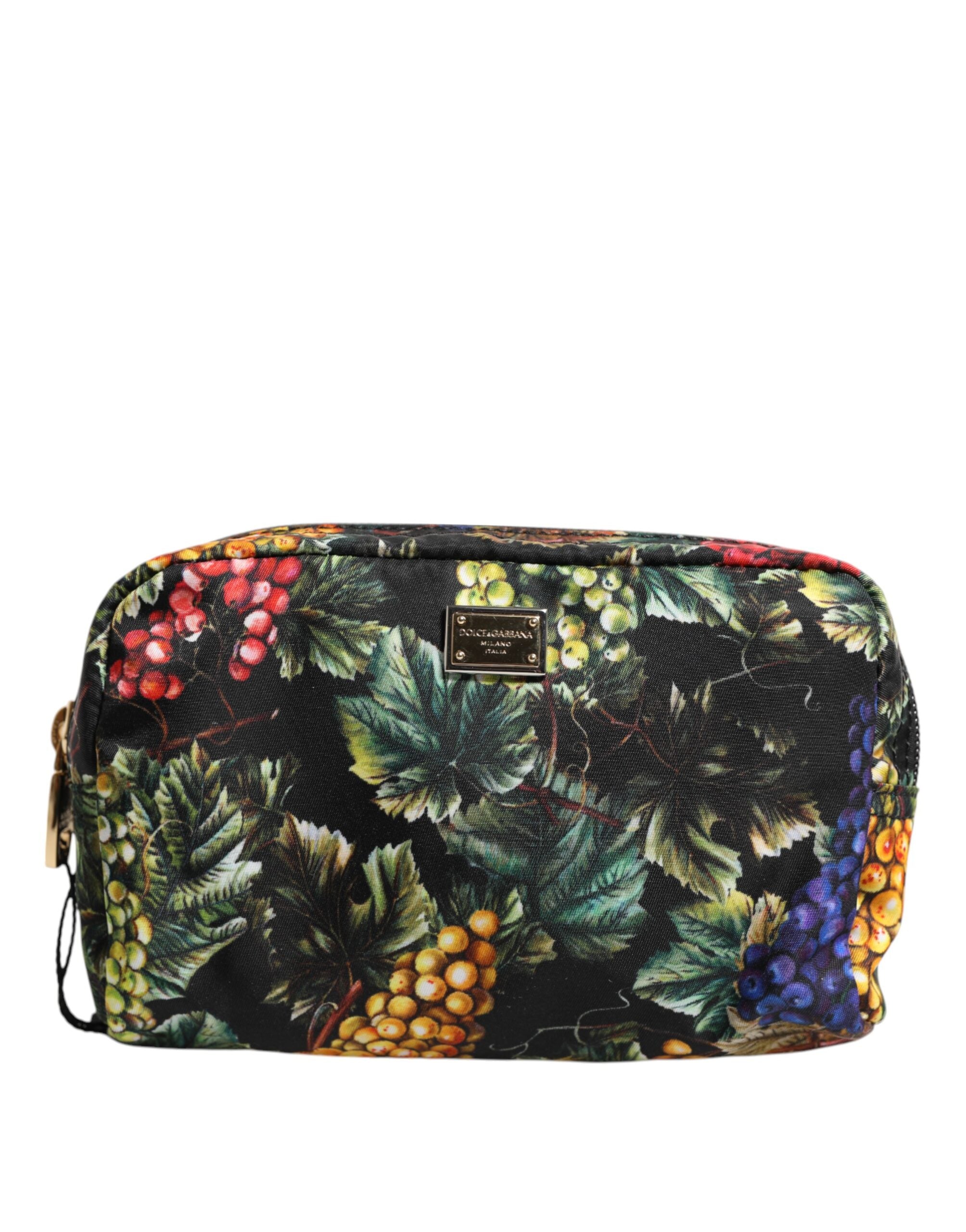 Pochette Dolce & Gabbana imprimé raisin multicolore