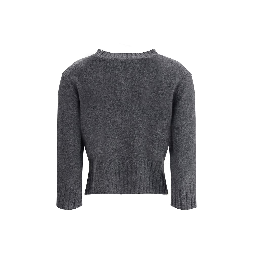 Pull LouLou De Saison Crop gris